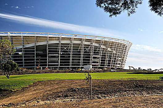 2010年世界杯,绿色,体育场,球,建筑,场所,开普敦,南非,非洲