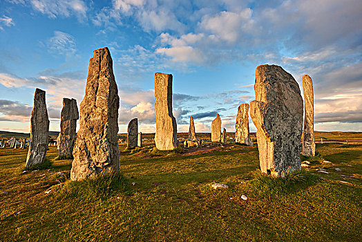 新石器时代,立石,刘易斯岛,外赫布里底群岛,苏格兰