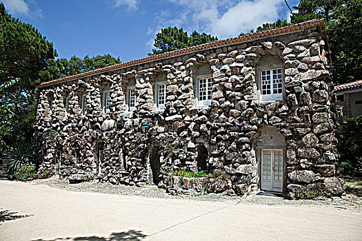漂石,房子,公园,辛特拉,葡萄牙,2009年