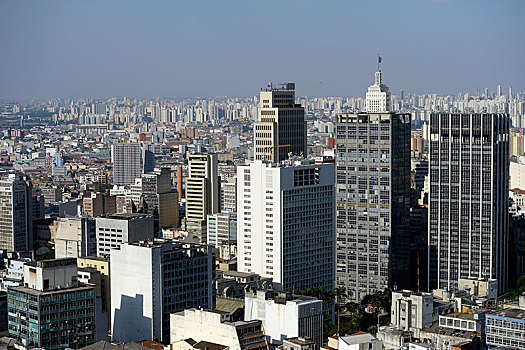 摩天大楼,海洋,房子,圣保罗,巴西,南美