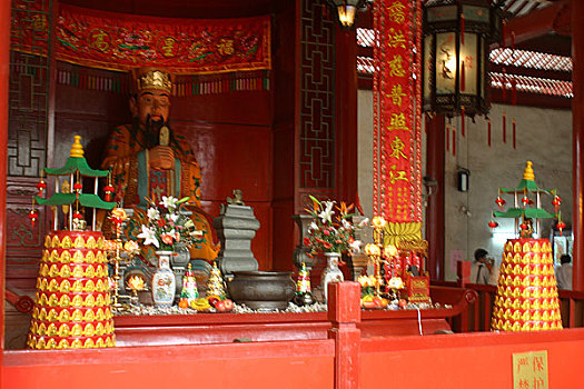 广州黄埔菠萝涎庙会--大殿龙王像