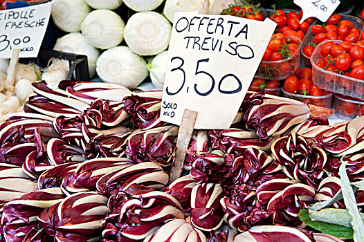 菊莴,菜市场,威尼斯,意大利