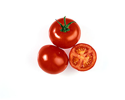 红色,西红柿,白色,背景