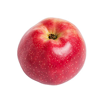 一个,红苹果,隔绝,白色背景,背景