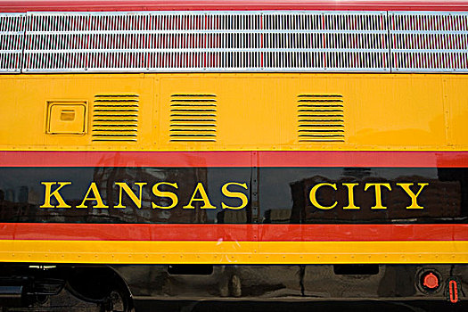 堪萨斯城,密苏里,美国,列车,引擎