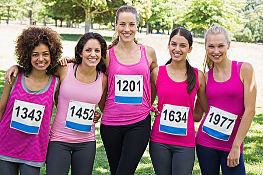 自信,女人,参与,乳腺癌,马拉松
