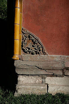 北京雍和宫红墙