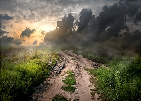 破损,道路