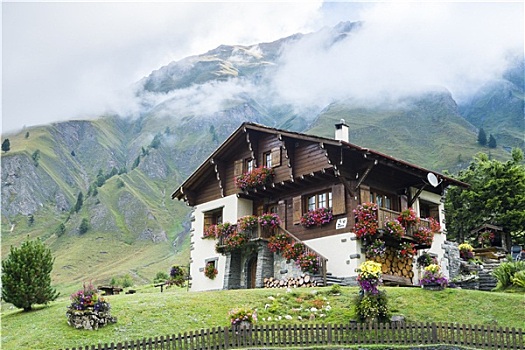 瑞士,木房子