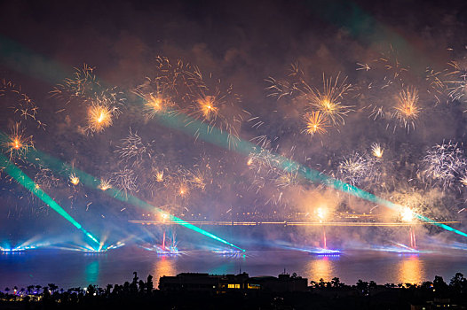 珠海市庆祝建国70周年烟花汇演