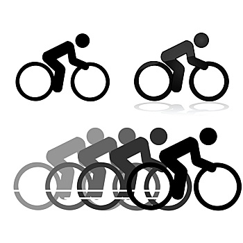 骑自行车,象征