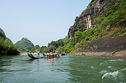 福建南平武夷山九曲溪漂流