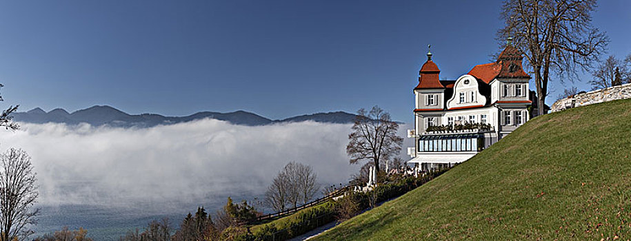 城堡,酒店,上巴伐利亚,巴伐利亚,德国南部,德国