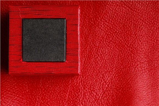 红色,黑色,长方形,戒指,盒子,皮革,背景