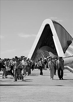 萨拉戈萨桥亭,白天,户外,桥,亭子,萨拉戈萨,2008世博会