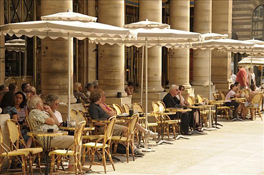 街头咖啡馆,巴黎,法国,欧洲