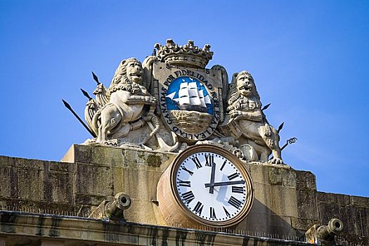 钟表,圣塞巴斯蒂安,巴斯克,西班牙