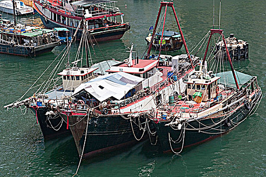 渔船,蔽护,香港