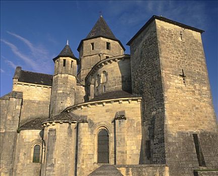 法国,利莫辛,牢固,教堂,12世纪,塔,圆屋顶
