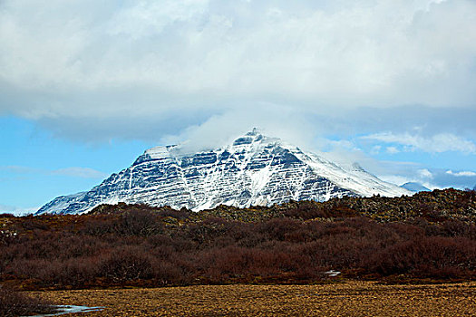 雪,火山地貌,斯奈山半岛