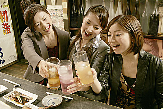 女人,日式,酒吧