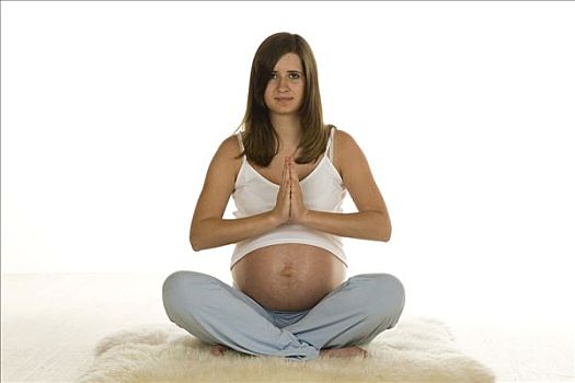 孕妇,实践,瑜珈