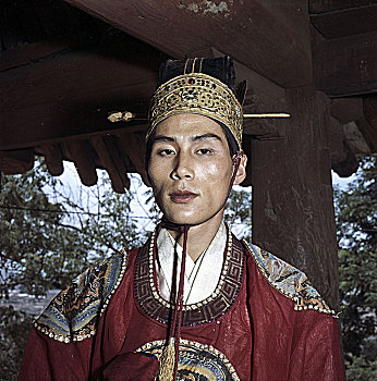 韩国,男人,传统服饰