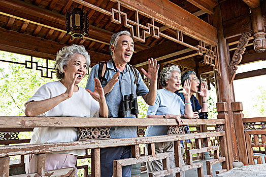 老年夫妻旅游