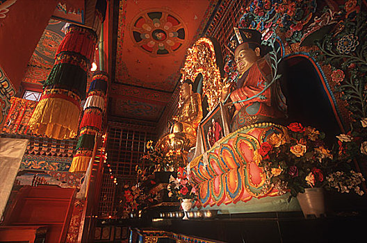 人,锡金,佛教,神祠,中产阶级,家,甘托克,印度,2000年