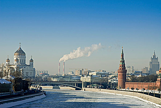 莫斯科,河