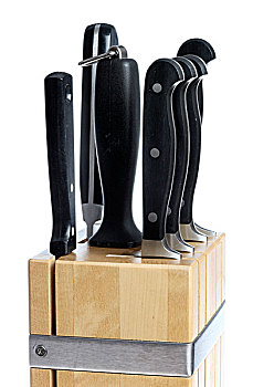 木质,刀架,多样,厨刀