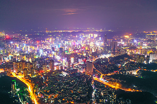 贵州贵阳城市夜景