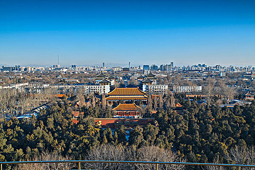 北京景山看中轴线