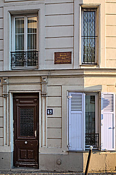 入口,工作室,蒙马特尔,巴黎,法国
