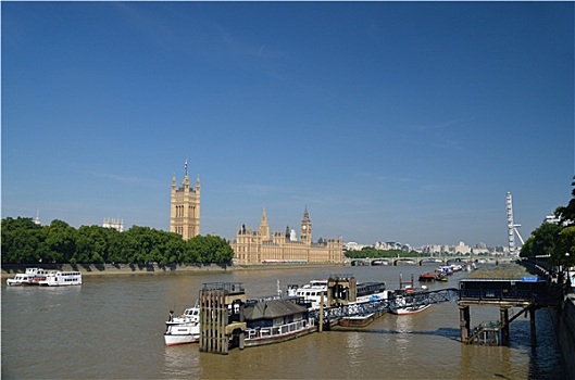 议会,大本钟,伦敦眼