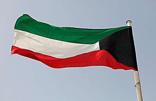旗帜,海湾地区,合作,科威特