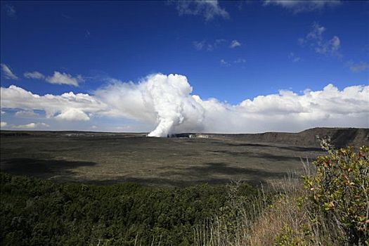 火山口,火山国家公园,基拉韦厄火山,夏威夷大岛,夏威夷,美国