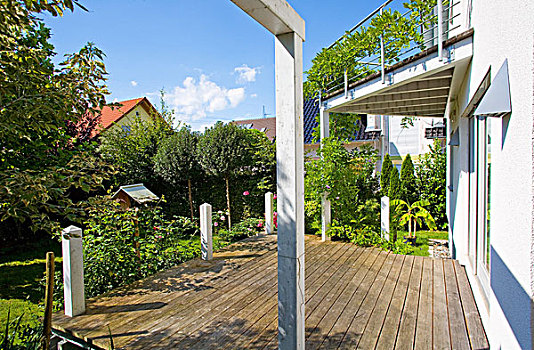 平台,花园,德国