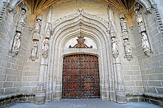 寺院,教堂,卡斯蒂利亚莱昂,西班牙,欧洲