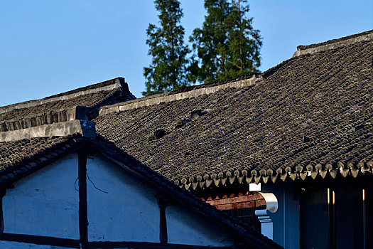 古镇屋顶