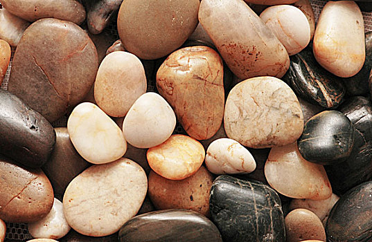 鹅卵石,多样,形状,罐,背景