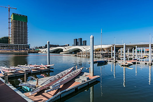 北京市通州区大运河外滩游艇码头建筑
