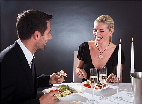 浪漫,情侣,餐馆