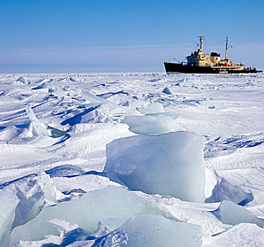 破冰船,冰,海洋