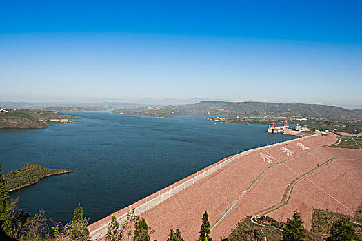 黄河小浪底水库大坝