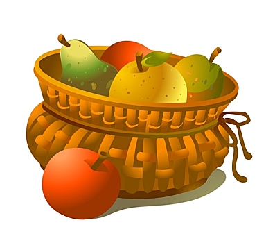 篮子,水果