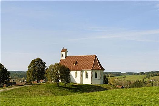 上巴伐利亚,德国,小教堂