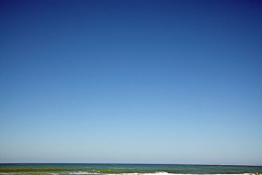 海洋,清晰,蓝天