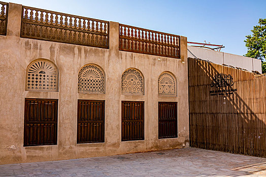 阿联酋迪拜阿法迪历史区民俗村