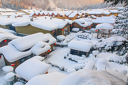 中国雪乡冰雪风光